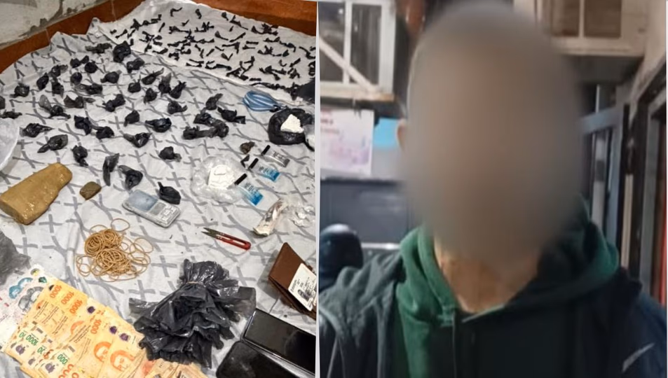 Tenía una tobillera electrónica y una condena en suspenso: lo detuvieron en Ciudad Oculta por narcomenudeo
