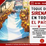 Toque de sirena de Bomberos Voluntarios de todo el país para reclamar lo que les corresponde